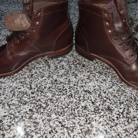 Wolverine 1000 Mile Boots Brown Pull-up size 12 EEE - Picture 4 of 9